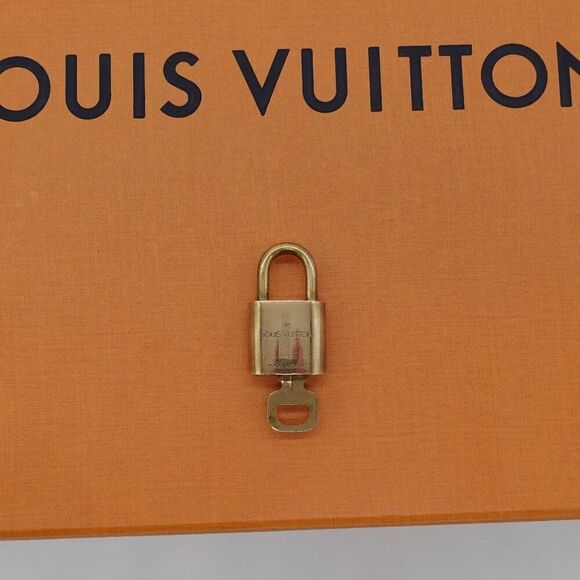 Louis Vuitton Gold/Brass toned Lock & Key #303 - Picture 3 of 3